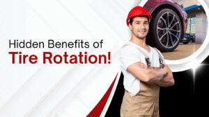 Mechanic highlighting benefits of tire rotation for Virginia drivers