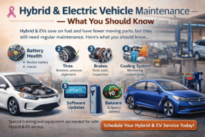Hybrid and Electric Vehicle Maintenance – What You Need to Know