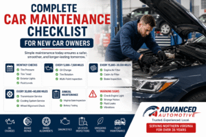 Complete Car Maintenance Checklist for New Car Owners