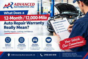What Does a 12-Month / 12,000-Mile Auto Repair Warranty Really Mean?