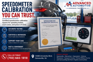Got a Speeding Ticket on Rt. 29 or Rt. 15 in Fauquier County? Here’s How a Speedometer Certificate Can Help