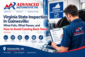 Virginia State Inspection in Gainesville: What Fails, What Passes, and How to Avoid Coming Back Twice