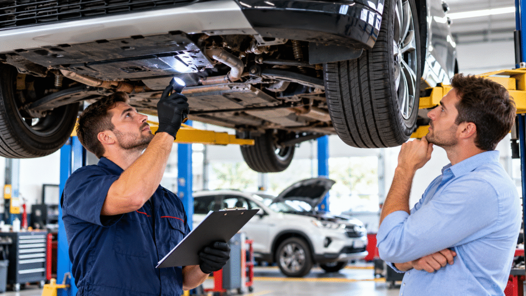 Professional Vehicle Undercarriage Inspection
