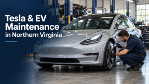 Tesla and EV Owners in Northern Virginia:What Your Car Actually Needs From aRepair Shop (And What It Doesn’t)